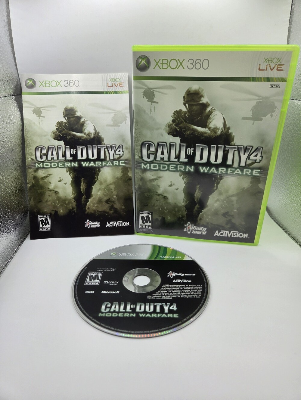 Call of Duty 4: Modern Warfare Xbox 360 (2007, Activision, Infinity Ward)